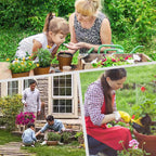 Um 360° verstellbarer, drehbarer Gartenwagen