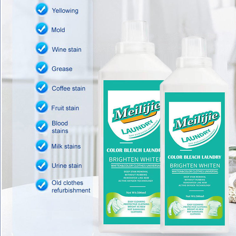 Leistungsstarkes Farbbleich-Waschmittel