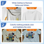 Leistungsstarkes Farbbleich-Waschmittel