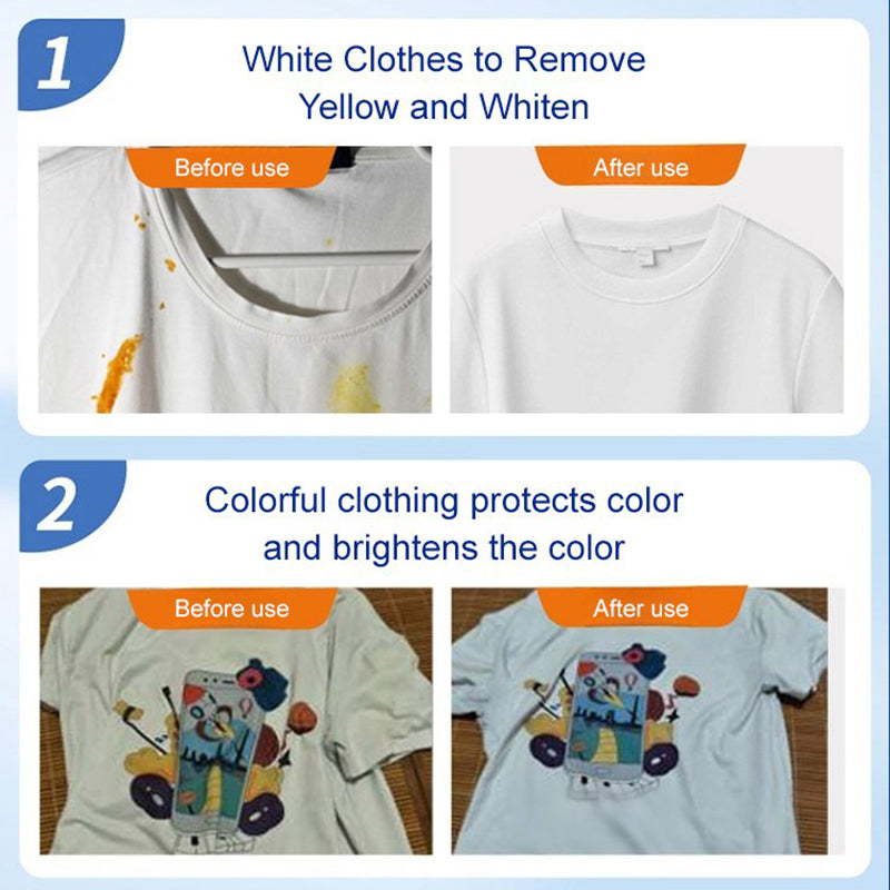 Leistungsstarkes Farbbleich-Waschmittel