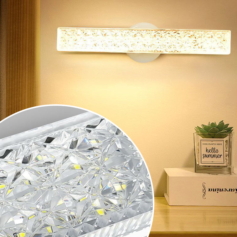 E27 LED Rechteckige Kristallleuchte