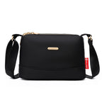 Bedruckte Umhängetasche mit mehreren Fächern für Damen