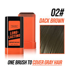 Temporärer Haarfärbestift - Graues Haar und Bart abdecken