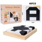 Puzzle Versteckte Bauklötze Puzzle-Spielzeug zur Förderung des räumlichen Vorstellungsvermögens von Kindern Interaktives Brettspiel für Eltern und Kinder