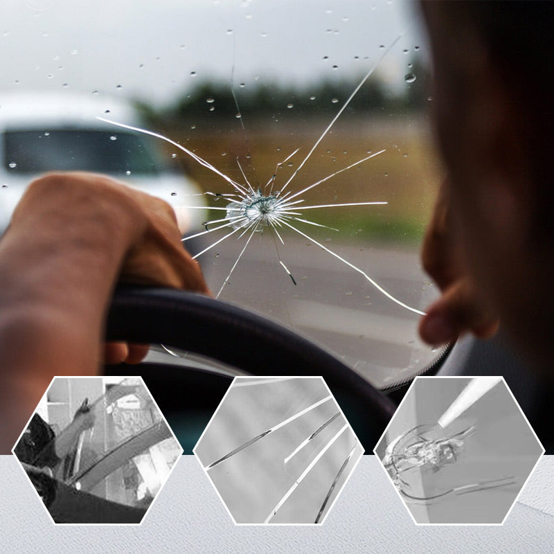 🚗🌟Auto Kratzer Reparatur Kleber für Glas