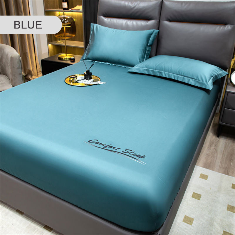 ❄️Sommer Eiskühlung seidiges Spannbettlaken und Kopfkissenbezug Set