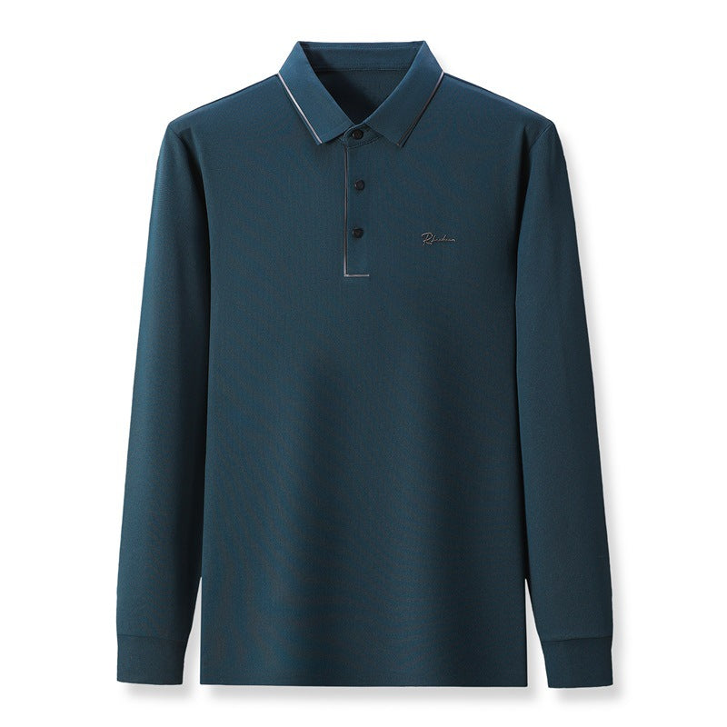 Langärmliges Shirt für Herren, Herbst-Business-Top