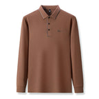 Langärmliges Shirt für Herren, Herbst-Business-Top