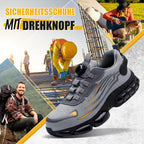 👢⚡ SCHLAG- UND STICHFESTE Sicherheitsschuhe mit Drehknopf 🔥⚙️ HEISSER VERKAUF! 60% RABATT! Ideal für Bau, Handwerk & Industrie. Schneller Verschluss, maximaler Schutz. Jetzt sichern!