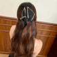 Elegante große Bowknot-Haarklammer