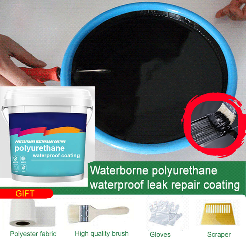 💧🔧 Polyurethan-Abdichtung - 50% NEUJAHRS-SALE💥💦 Leckreparatur-Soforthilfe, rissüberbrückende & umweltfreundliche Beschichtung für Dach, Balkon & Co.