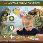 🧩✨ KAUFE 3, ERHALTE 4! ✨🧩 3D-Cartoon-Puzzle – 57 leuchtende Teile für Kinder ab 4. Fördert Kreativität & räumliches Denken, leuchtet im Dunkeln. Ideal als Geschenk.