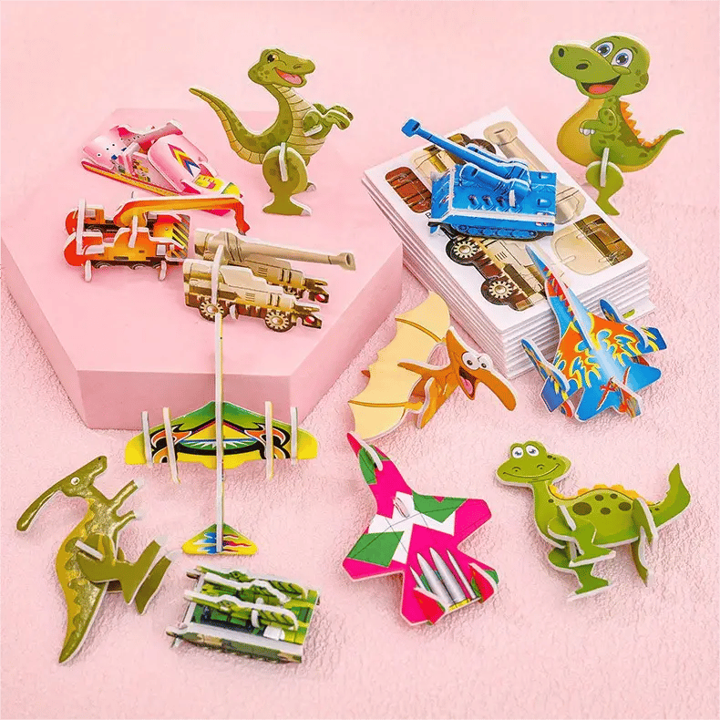 🧩✨ KAUFE 3, ERHALTE 4! ✨🧩 3D-Cartoon-Puzzle – 57 leuchtende Teile für Kinder ab 4. Fördert Kreativität & räumliches Denken, leuchtet im Dunkeln. Ideal als Geschenk.