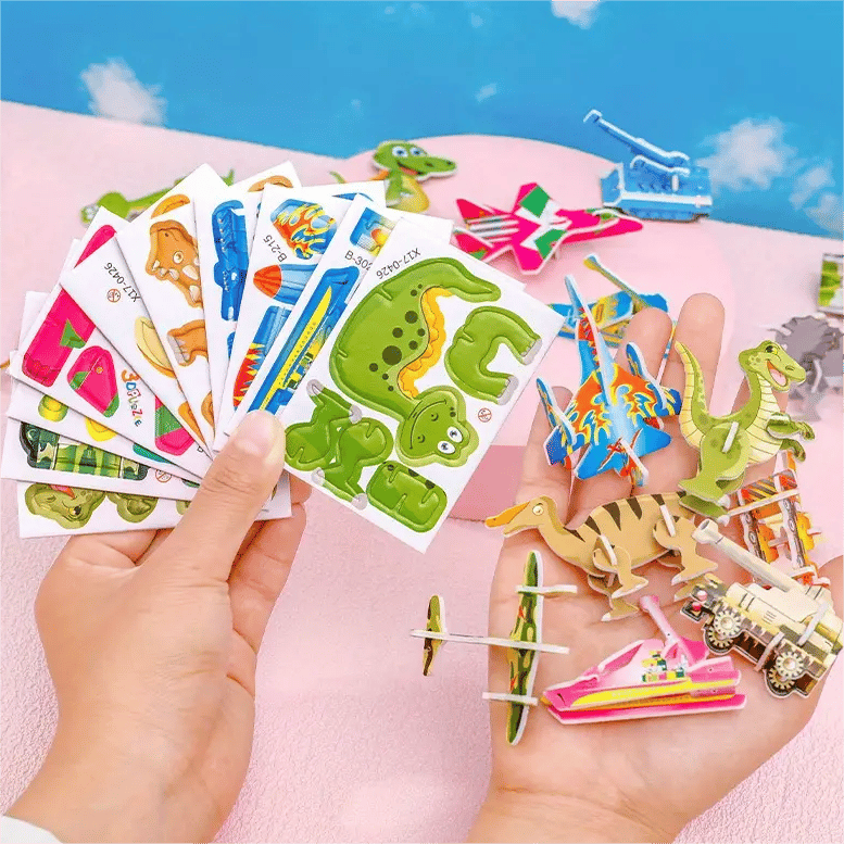 🧩✨ KAUFE 3, ERHALTE 4! ✨🧩 3D-Cartoon-Puzzle – 57 leuchtende Teile für Kinder ab 4. Fördert Kreativität & räumliches Denken, leuchtet im Dunkeln. Ideal als Geschenk.