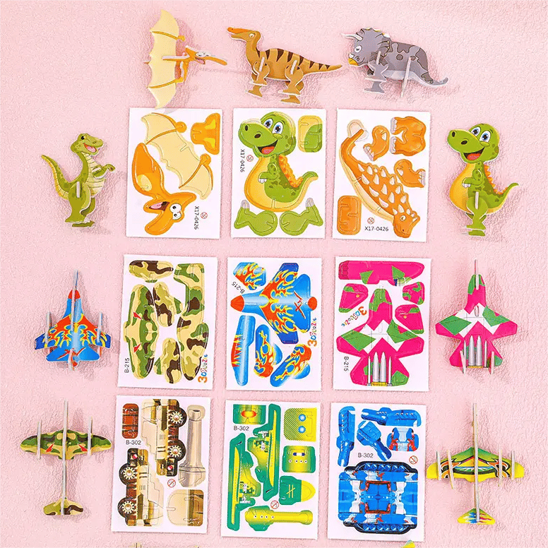 🧩✨ KAUFE 3, ERHALTE 4! ✨🧩 3D-Cartoon-Puzzle – 57 leuchtende Teile für Kinder ab 4. Fördert Kreativität & räumliches Denken, leuchtet im Dunkeln. Ideal als Geschenk.