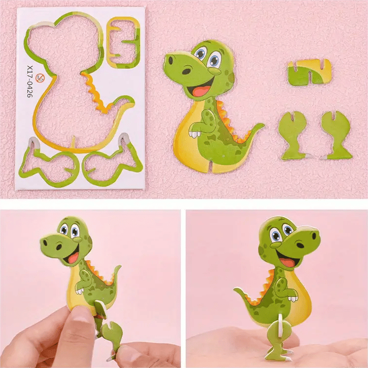 🧩✨ KAUFE 3, ERHALTE 4! ✨🧩 3D-Cartoon-Puzzle – 57 leuchtende Teile für Kinder ab 4. Fördert Kreativität & räumliches Denken, leuchtet im Dunkeln. Ideal als Geschenk.