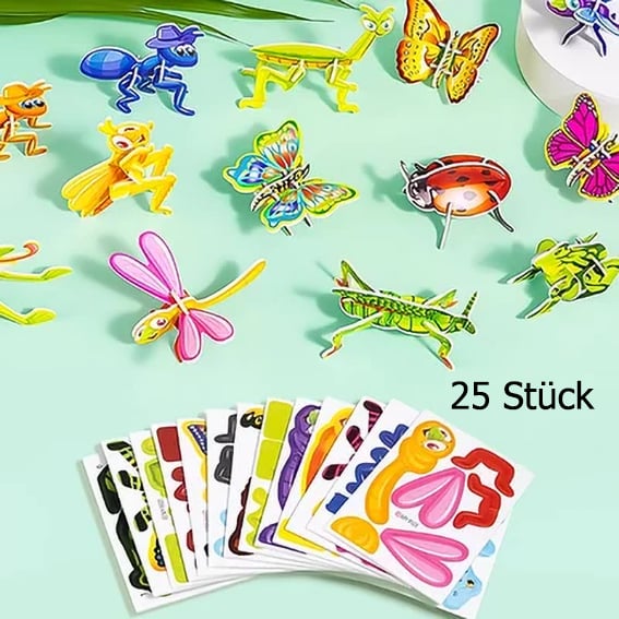 🧩✨ KAUFE 3, ERHALTE 4! ✨🧩 3D-Cartoon-Puzzle – 57 leuchtende Teile für Kinder ab 4. Fördert Kreativität & räumliches Denken, leuchtet im Dunkeln. Ideal als Geschenk.