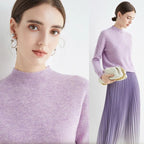 Lässiger halber Rollkragenpullover