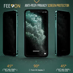 Feeon®Anti-Peep doppelseitige Schnallen iPhone-Hülle