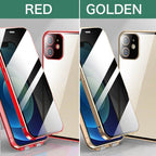 Feeon®Anti-Peep doppelseitige Schnallen iPhone-Hülle