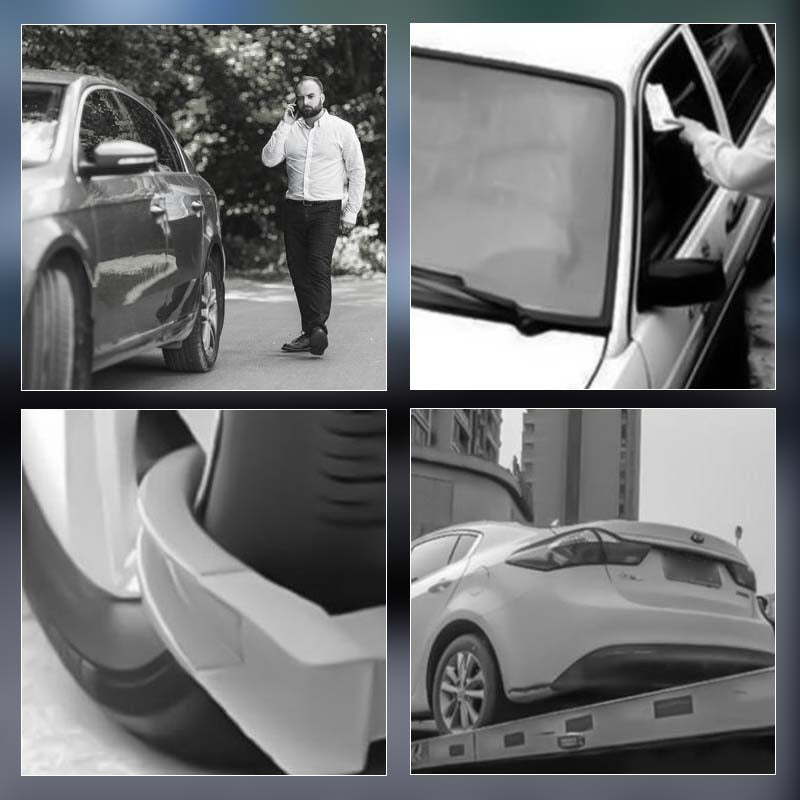 📆🚙Edle Parkkelle aus Holzoptik mit Notruf-Gravur & Premium-Werkzeugsatz⚠️🛠️Sicherheit trifft auf hochwertiges Design und langlebige Funktion.