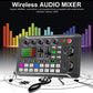🎤🎛️ F998 Pro Live-Soundkarte & Audio-Mixer – DJ-Effekte, Stimmverzerrer für Karaoke 🎚️🎭 Streamen & Gaming mit Studioqualität. Präzise Regie, langlebiges Design