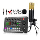 🎤🎛️ F998 Pro Live-Soundkarte & Audio-Mixer – DJ-Effekte, Stimmverzerrer für Karaoke 🎚️🎭 Streamen & Gaming mit Studioqualität. Präzise Regie, langlebiges Design