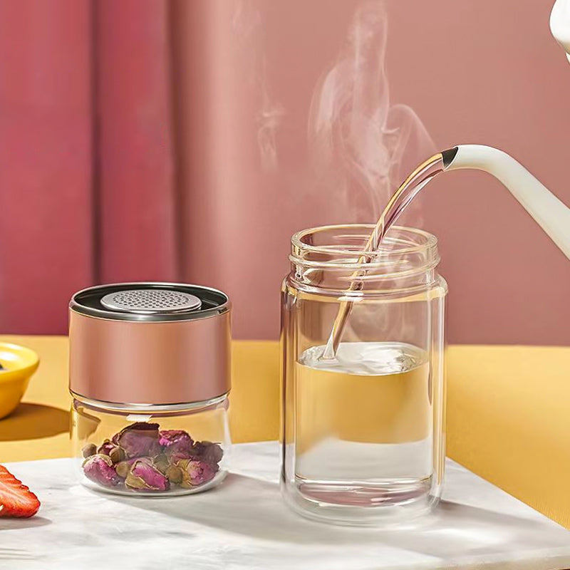 🔥🍵【49% Rabatt】Edelstahl-Siebeinsatz & Doppelwand-Design: Isolierglasflasche für Tee & Wasser – perfekt für Büro, Reisen & Sport. ✅ Trennt Tee und Wasser ideal – immer perfekter Genuss! 🚀💧