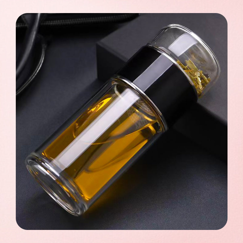 🔥🍵【49% Rabatt】Edelstahl-Siebeinsatz & Doppelwand-Design: Isolierglasflasche für Tee & Wasser – perfekt für Büro, Reisen & Sport. ✅ Trennt Tee und Wasser ideal – immer perfekter Genuss! 🚀💧