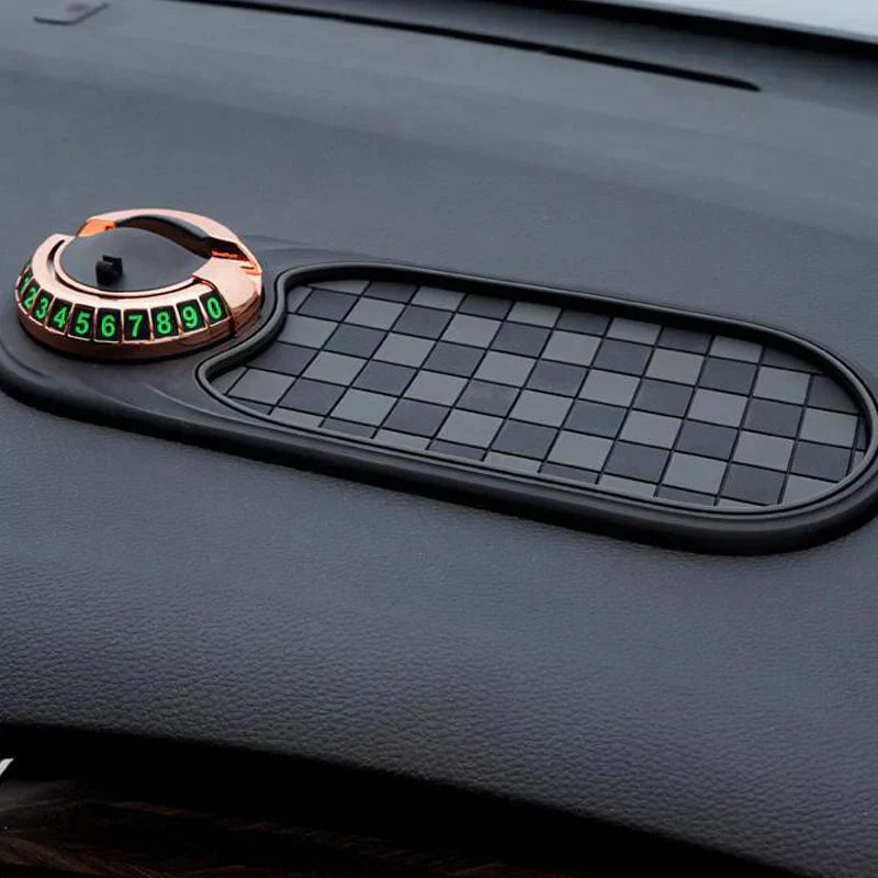 🚗📱 Vielseitiger Auto-Handyhalter mit Anti-Rutsch-Matte – Sichere Navigation & optimale Griffigkeit für jede Fahrt! 🔥✨