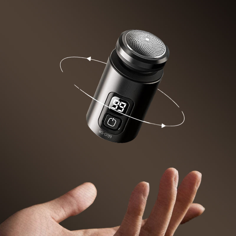 🔥2025 HEISSER VERKAUF🔥Tragbarer elektrischer Mini-Rasierer für Männer mit schwimmenden Klingen