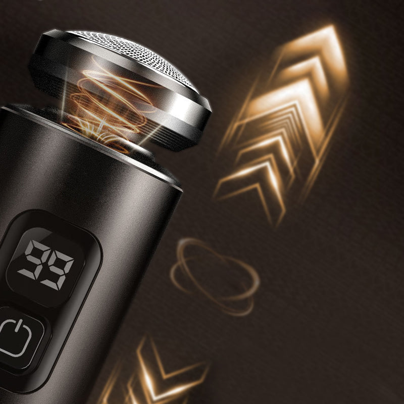 🔥2025 HEISSER VERKAUF🔥Tragbarer elektrischer Mini-Rasierer für Männer mit schwimmenden Klingen