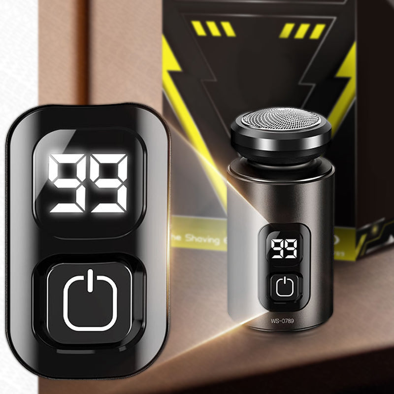 🔥2025 HEISSER VERKAUF🔥Tragbarer elektrischer Mini-Rasierer für Männer mit schwimmenden Klingen