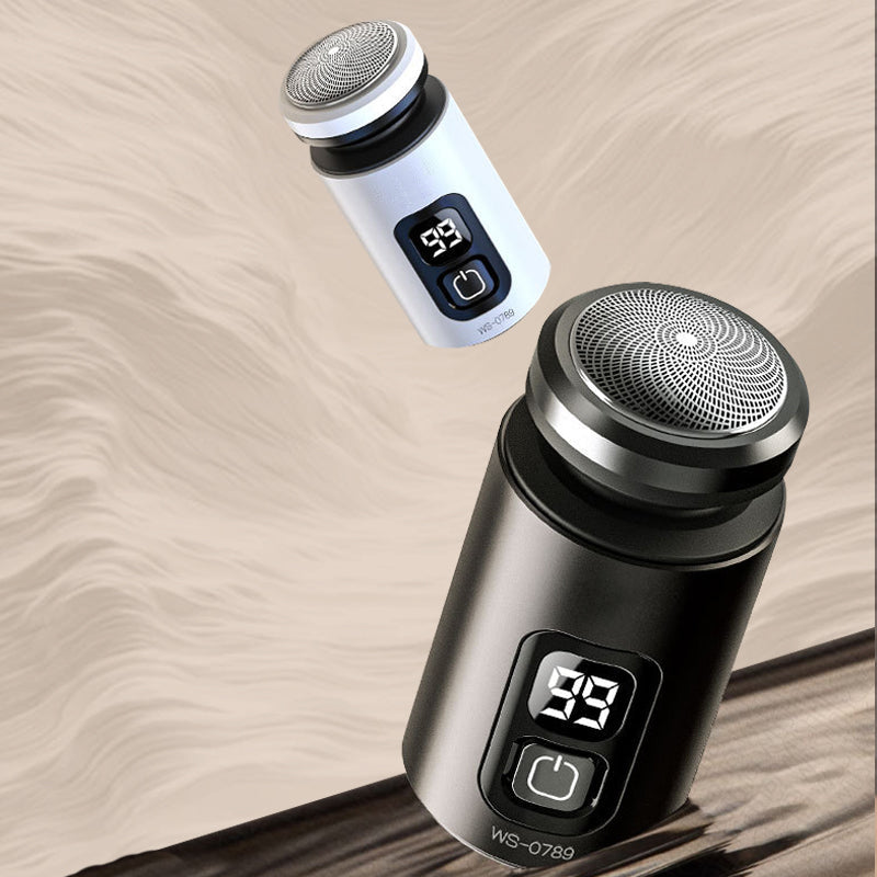 🔥2025 HEISSER VERKAUF🔥Tragbarer elektrischer Mini-Rasierer für Männer mit schwimmenden Klingen