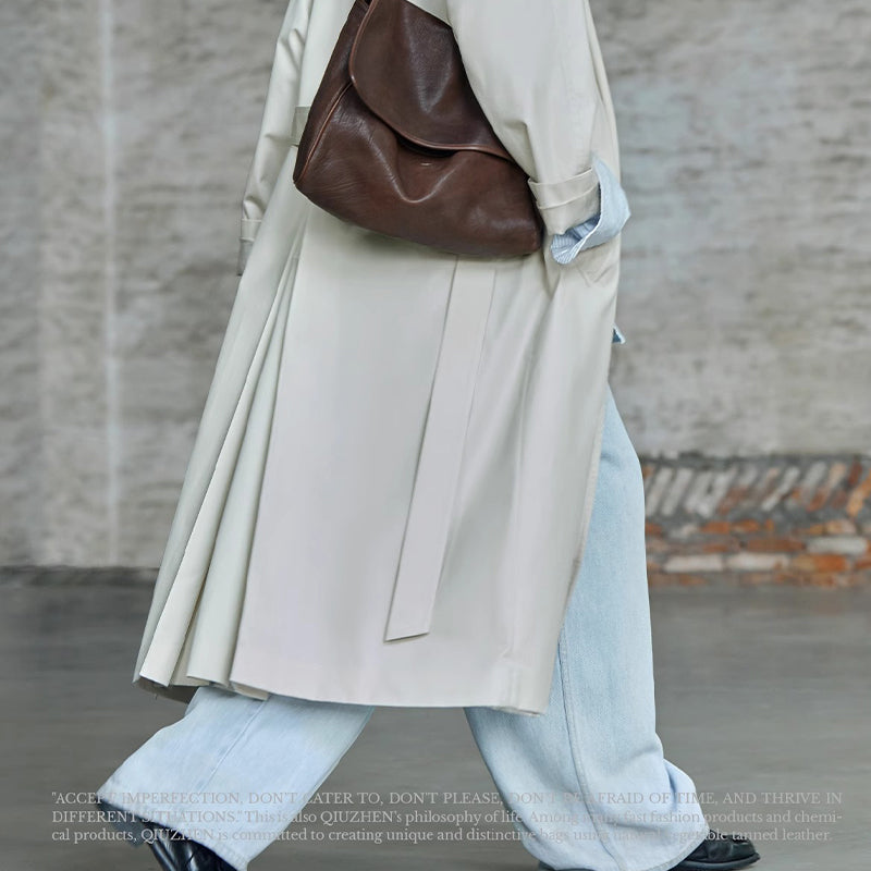 👜🎀Damen-Umhängetasche aus Vintage-Rindsleder