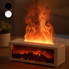 🔥🌬️ 50 % RABATT – Luftbefeuchter mit Kaminfeuer-Effekt 🔥💨 7 LED-Farben & Fernbedienung. Für entspannte Wohlfühl-Atmosphäre zu Hause oder im Büro.