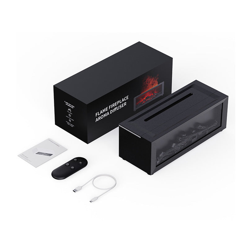 🔥🌬️ 50 % RABATT – Luftbefeuchter mit Kaminfeuer-Effekt 🔥💨 7 LED-Farben & Fernbedienung. Für entspannte Wohlfühl-Atmosphäre zu Hause oder im Büro.