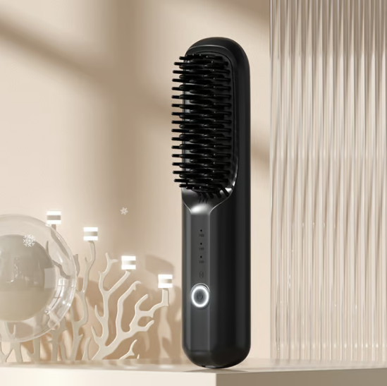👑👑2025Neuestes Modell mit 61 %Rabatt🌈🌈 USB-kabelloser Negativ-Ionen-Glätteisenkamm