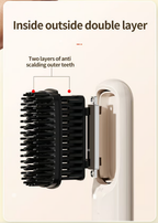 👑👑2025Neuestes Modell mit 61 %Rabatt🌈🌈 USB-kabelloser Negativ-Ionen-Glätteisenkamm