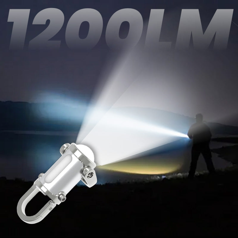 🔦💡Klein, aber oho! 1200LM Superhelle Mini-Taschenlampe als Schlüsselanhänger – kompakt, wasserdicht & perfekt für Alltag & Outdoor. Nie mehr im Dunkeln suchen! 🔋🌧️