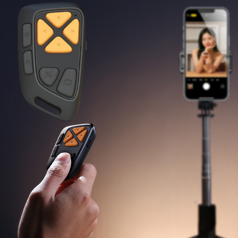 📸📱 Fernbedienung mit Bluetooth • Kabelloser Smartphone-Kameraauslöser für stabile Selfies & Gruppenfotos 🌟 Praktisch für Reisen & Homeoffice ✅ Langlebiges Design mit Akku