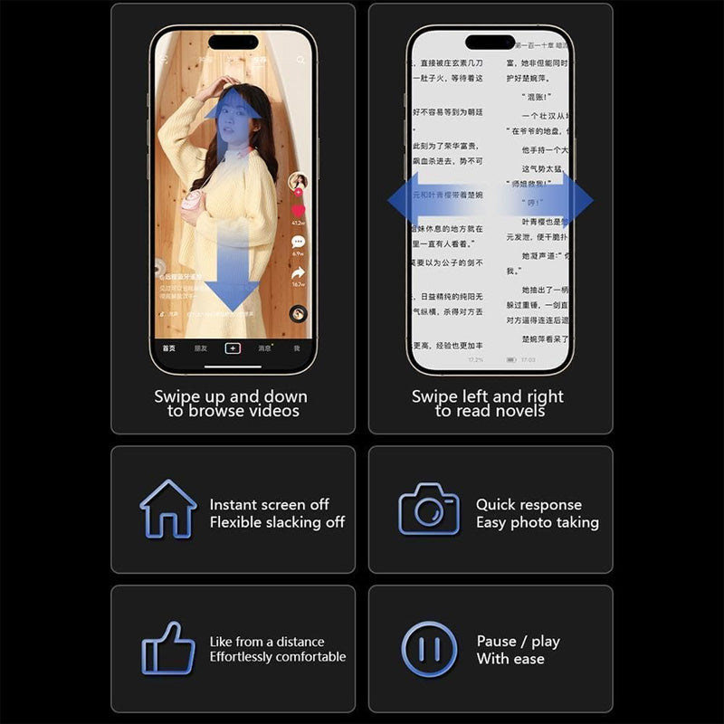 📸📱 Fernbedienung mit Bluetooth • Kabelloser Smartphone-Kameraauslöser für stabile Selfies & Gruppenfotos 🌟 Praktisch für Reisen & Homeoffice ✅ Langlebiges Design mit Akku