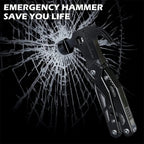 🔨⚒️ Multifunktions-Hammer 14-in-1 aus Edelstahl – Überleben & Camping – Notfall-Werkzeug mit Flaschenöffner & Nagelzieher – ideal für Outdoor, Jagd, Heimwerker