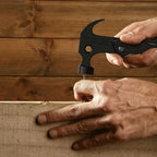🔨⚒️ Multifunktions-Hammer 14-in-1 aus Edelstahl – Überleben & Camping – Notfall-Werkzeug mit Flaschenöffner & Nagelzieher – ideal für Outdoor, Jagd, Heimwerker