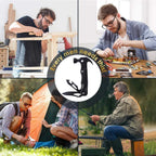 🔨⚒️ Multifunktions-Hammer 14-in-1 aus Edelstahl – Überleben & Camping – Notfall-Werkzeug mit Flaschenöffner & Nagelzieher – ideal für Outdoor, Jagd, Heimwerker