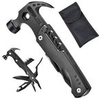 🔨⚒️ Multifunktions-Hammer 14-in-1 aus Edelstahl – Überleben & Camping – Notfall-Werkzeug mit Flaschenöffner & Nagelzieher – ideal für Outdoor, Jagd, Heimwerker