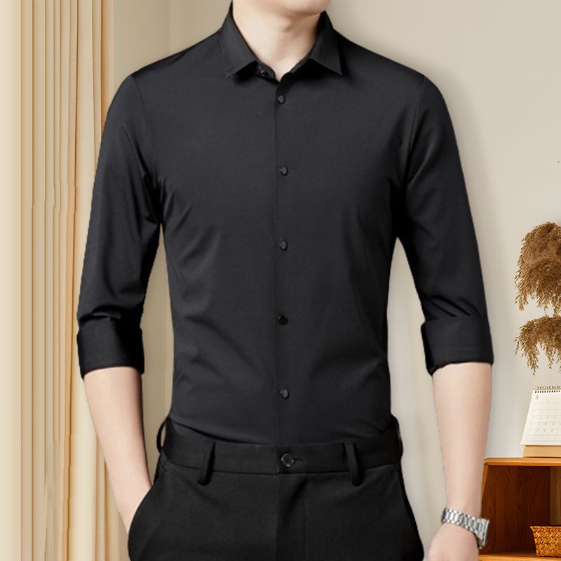 Bestes Geschenk für Ihn - Knitterfreies, hochelastisches Herrenhemd