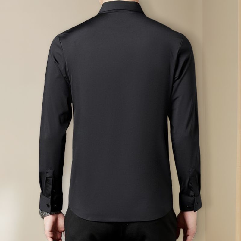 Bestes Geschenk für Ihn - Knitterfreies, hochelastisches Herrenhemd