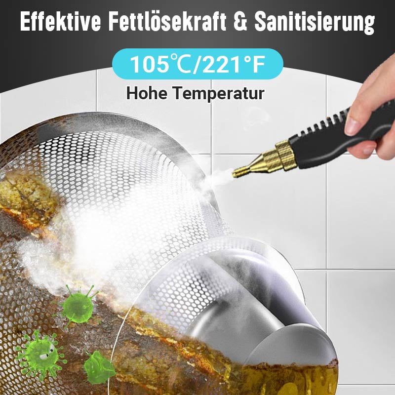 🔥💨 2500W Hochdruck-Dampfreiniger – kraftvolle Hochtemperatur-Reinigung 🔥💨 Ohne Chemie, für Küche, Bad & Co. – blitzsauber mit 58% Rabatt im HEIßEN SALE!