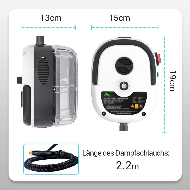 🔥💨 2500W Hochdruck-Dampfreiniger – kraftvolle Hochtemperatur-Reinigung 🔥💨 Ohne Chemie, für Küche, Bad & Co. – blitzsauber mit 58% Rabatt im HEIßEN SALE!